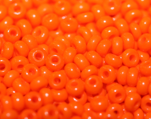 Rocailles 2,0mm " satt orange"