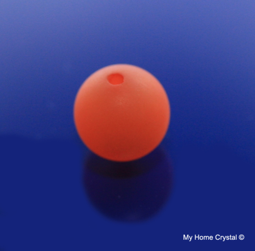 Polarisperle orange matt 20mm