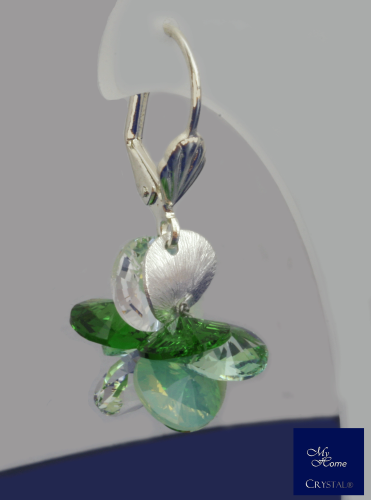 Brisur - Glamour Flower Grüntöne - Opal