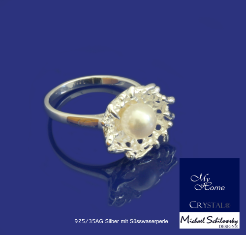 Ring 925/35AG Silber " Blume klein"  60 (20)