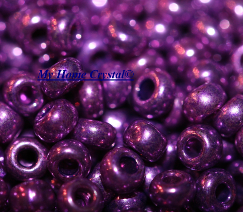 Rocailles 2,6mm "metallfb. violett"