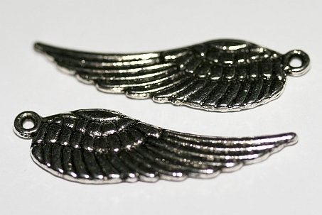 Metallanhaenger Engelflügel mit Oese 30mm