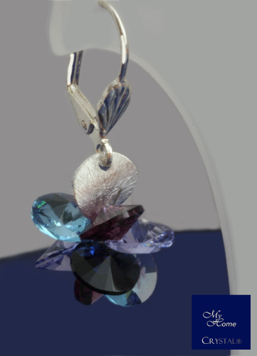 Brisur - Glamour Flower Amethyst - Blau