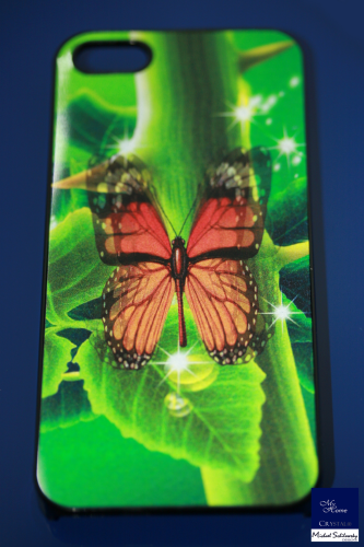 Handyschale für iPhone 5 "Schmetterling (Lepidoptera) Holography"